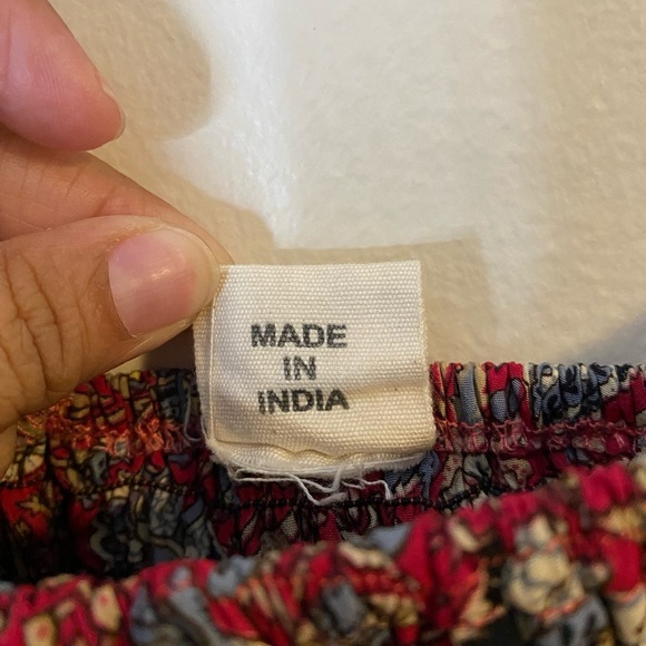 Kasturi Vintage Silk Floral Bohemian Mini Flowy Dress - Picture 7 of 10